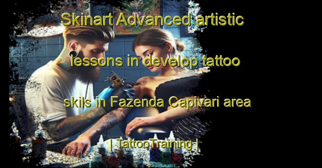 Skinart Advanced artistic lessons in develop tattoo skils in Fazenda Capivari area | TattooTraining | TattooClasses | SkinartTraining-Brazil